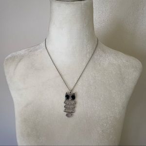 Silver Owl Necklace